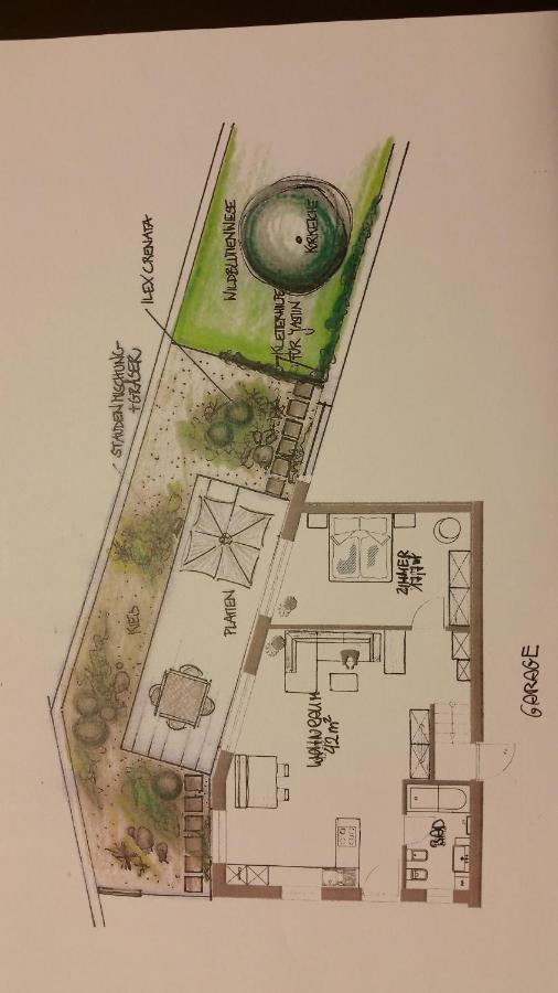 מרלנגו Ruhige Ferienwohnung Mit Garten Und Garage In Privatvilla מראה חיצוני תמונה